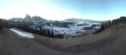 Archiv Foto Webcam Blick über Seiser Alm – Mezdi Bergstation 06:00