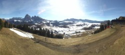 Archiv Foto Webcam Blick über Seiser Alm – Mezdi Bergstation 10:00