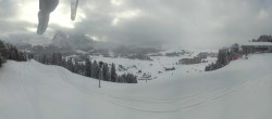 Archiv Foto Webcam Blick über Seiser Alm – Mezdi Bergstation 08:00