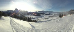 Archiv Foto Webcam Blick über Seiser Alm – Mezdi Bergstation 08:00