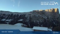 Archiv Foto Webcam Seiser Alm: Spitzbühl Station 07:00