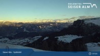 Archiv Foto Webcam Seiser Alm: Spitzbühl Station 07:00