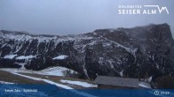 Archiv Foto Webcam Seiser Alm: Spitzbühl Station 06:00