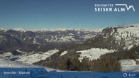 Archived image Webcam Seiser Alm: View Spitzbühl 10:00