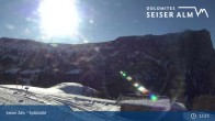 Archived image Webcam Seiser Alm: View Spitzbühl 12:00