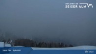 Archiv Foto Webcam Seiser Alm: Spitzbühl Station 06:00