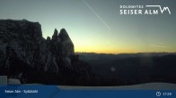 Archiv Foto Webcam Seiser Alm: Spitzbühl Station 04:00