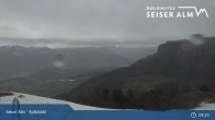 Archived image Webcam Seiser Alm: View Spitzbühl 08:00