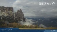 Archiv Foto Webcam Seiser Alm: Spitzbühl Station 07:00
