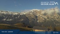 Archiv Foto Webcam Seiser Alm: Spitzbühl Station 06:00