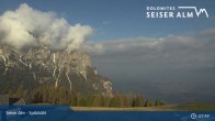 Archiv Foto Webcam Seiser Alm: Spitzbühl Station 07:00
