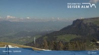 Archiv Foto Webcam Seiser Alm: Spitzbühl Station 08:00