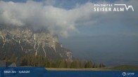 Archiv Foto Webcam Seiser Alm: Spitzbühl Station 07:00