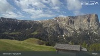 Archiv Foto Webcam Seiser Alm: Spitzbühl Station 08:00
