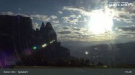 Archiv Foto Webcam Seiser Alm: Spitzbühl Station 18:00