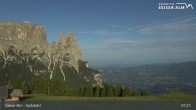 Archived image Webcam Seiser Alm: View Spitzbühl 06:00