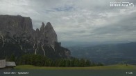 Archived image Webcam Seiser Alm: View Spitzbühl 10:00