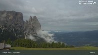 Archived image Webcam Seiser Alm: View Spitzbühl 08:00