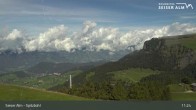Archived image Webcam Seiser Alm: View Spitzbühl 10:00