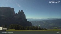 Archived image Webcam Seiser Alm: View Spitzbühl 09:00