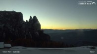Archived image Webcam Seiser Alm: View Spitzbühl 00:00