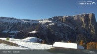 Archived image Webcam Seiser Alm: View Spitzbühl 08:00