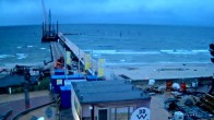 Archived image Webcam Scharbeutz: View of the beach and the Baltic Sea 19:00