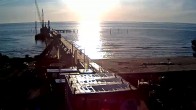 Archived image Webcam Scharbeutz: View of the beach and the Baltic Sea 05:00