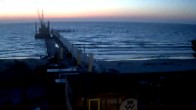 Archived image Webcam Scharbeutz: View of the beach and the Baltic Sea 03:00