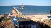 Archived image Webcam Scharbeutz: View of the beach and the Baltic Sea 17:00