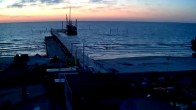 Archiv Foto Webcam Scharbeutz: Ausblick auf den Strand und die Ostsee 03:00