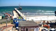 Archiv Foto Webcam Scharbeutz: Ausblick auf den Strand und die Ostsee 11:00