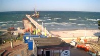 Archiv Foto Webcam Scharbeutz: Ausblick auf den Strand und die Ostsee 17:00