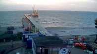 Archiv Foto Webcam Scharbeutz: Ausblick auf den Strand und die Ostsee 19:00