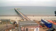 Archiv Foto Webcam Scharbeutz: Ausblick auf den Strand und die Ostsee 13:00