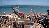 Archiv Foto Webcam Scharbeutz: Ausblick auf den Strand und die Ostsee 11:00