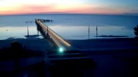 Archived image Webcam Scharbeutz: View of the beach and the Baltic Sea 03:00