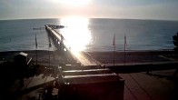 Archived image Webcam Scharbeutz: View of the beach and the Baltic Sea 05:00