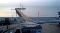 Archiv Foto Webcam Scharbeutz: Ausblick auf den Strand und die Ostsee 03:00