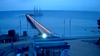 Archiv Foto Webcam Scharbeutz: Ausblick auf den Strand und die Ostsee 03:00