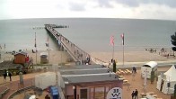 Archived image Webcam Scharbeutz: View of the beach and the Baltic Sea 09:00