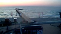 Archiv Foto Webcam Scharbeutz: Ausblick auf den Strand und die Ostsee 03:00