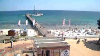 Archiv Foto Webcam Scharbeutz: Ausblick auf den Strand und die Ostsee 11:00