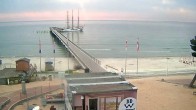 Archiv Foto Webcam Scharbeutz: Ausblick auf den Strand und die Ostsee 05:00