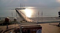 Archiv Foto Webcam Scharbeutz: Ausblick auf den Strand und die Ostsee 06:00