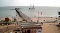Archiv Foto Webcam Scharbeutz: Ausblick auf den Strand und die Ostsee 09:00