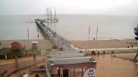 Archiv Foto Webcam Scharbeutz: Ausblick auf den Strand und die Ostsee 17:00
