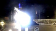 Archiv Foto Webcam Scharbeutz: Ausblick auf den Strand und die Ostsee 23:00