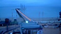 Archiv Foto Webcam Scharbeutz: Ausblick auf den Strand und die Ostsee 03:00