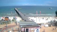 Archiv Foto Webcam Scharbeutz: Ausblick auf den Strand und die Ostsee 13:00